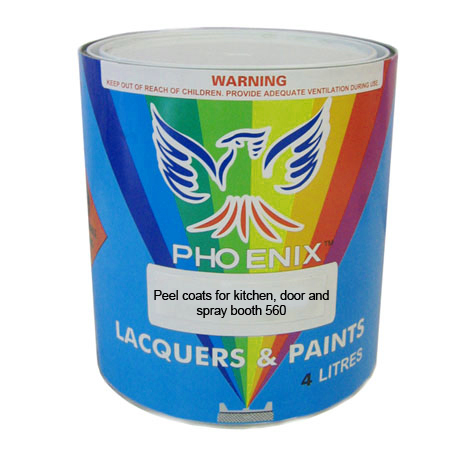 Peel coats for kitchen, door and spray booth 560 Peel coats for kitchen, door and spray booth 560